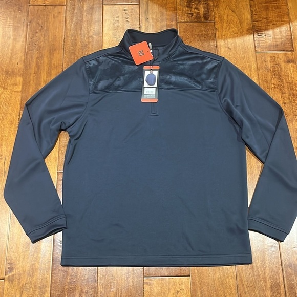 NWT Pebble Beach Blue Performance 1/4 Zip Pullover Size M - Picture 4 of 11